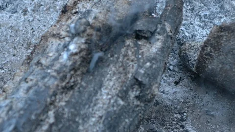 Smoldering Fire_3 Stock Footage 122427740