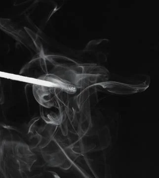 Smoldering match Stock Photos