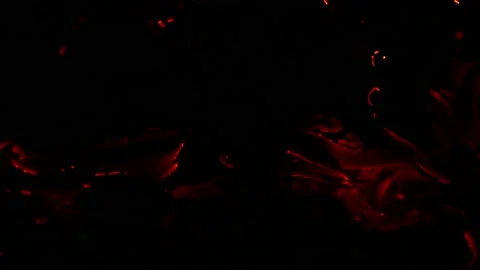 Smoldering paper edge on black background Stock Footage 220939623