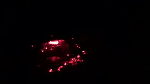 Smoldering wood fire. Stock Footage 167624738