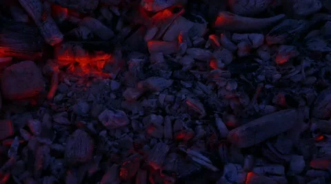 Smoldering wood Stockbeeldmateriaal 59956123