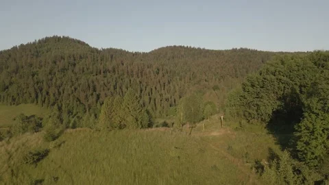 Smolník Dron view Stock Footage 165514083