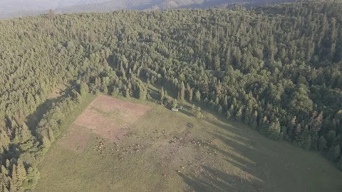 Smolník Dron view Stock Footage 165514089