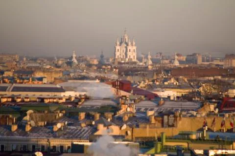 Smolny Cathedral Stock Photos