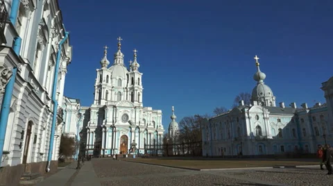 Smolny Convent Video stock 36970632