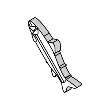 Smolt salmon isometric icon vector illustration イラスト素材