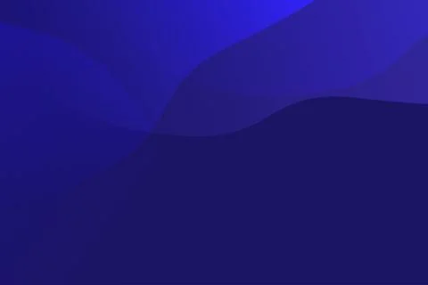 Smooth abstract background with flowing dark blue gradient waves Stock Illustration