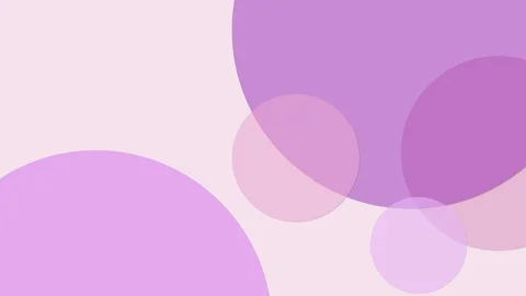 Smooth abstract background with moving circles. Colorful geometrical animation. Stock Footage 108218910