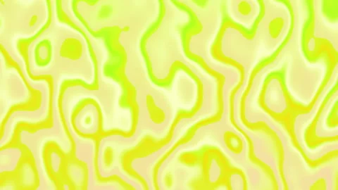 Smooth abstract background with organic wavy shapes in yellow and green tones. Stock Footage 291249600