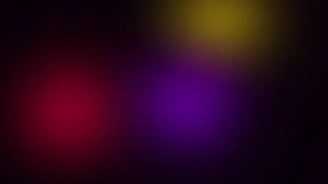 Smooth abstract dark video background with red purple and yellow gradient glo Stock Footage 344710227