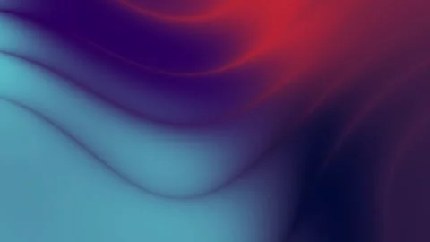 Smooth abstract flowing curved gradient shapes blue purple red color animation. Stock Footage 336472005