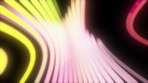 Smooth Abstract Gradient Curves Stock Footage 332994285