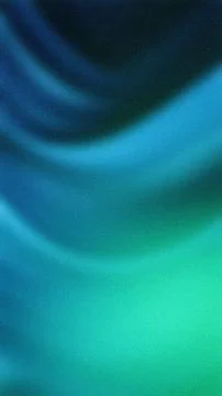 Smooth abstract gradient with flowing waves of blue and green hues, accente.. Illustrazione stock