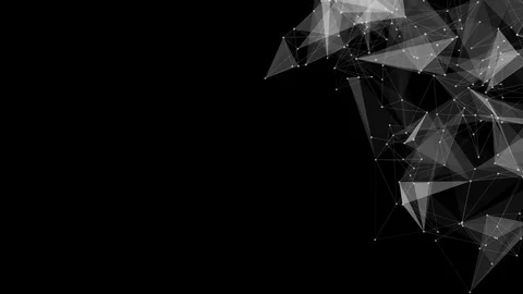 Smooth abstract Plexus Abstract Network Technology Science connected Stock Footage 115061805