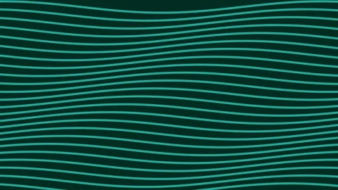 Smooth abstract teal wave motion background for futuristic data flow animatio Stock Footage 343632997