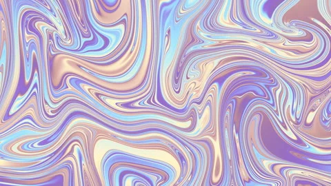 Smooth acrylic marbled waves with luminous iridescence and glitter. Seamless Stock Footage 339235878