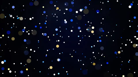 Smooth up and down movement of particles Stock Footage 268716184