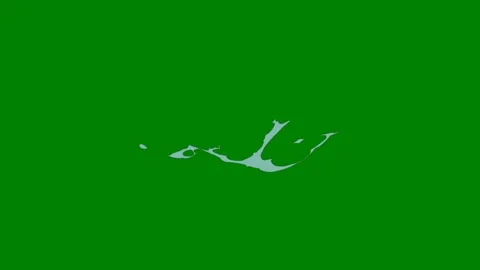 A smooth and elegant green screen transition with flowing lines perfect Stock Footage 301387214