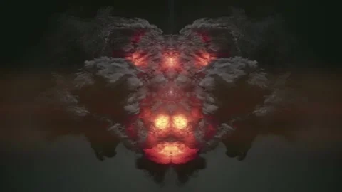 Smooth and fluid digital animation of a fantastic cloud formation. 3d rendering Stock Footage 282741451
