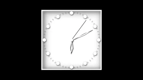 Smooth and satisfying time-lapse of a traditional analog clock rotating clo.. Stock Footage 309017971