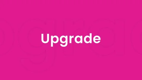 Smooth and stylish “Upgrade” text animation with glowing pink tones Stock Footage 319149636
