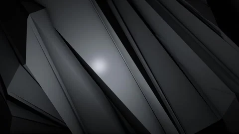 Smooth animated background with black stripes. Abstract strips of paper. Stock Footage 271661661