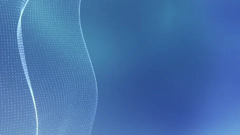 Smooth animated background wallpaper featuring vibrant blue gradients Stock Footage 289756576