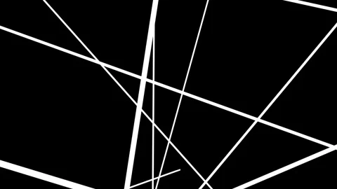 Smooth animation of smooth lines on a black background. Stock Footage 246822546