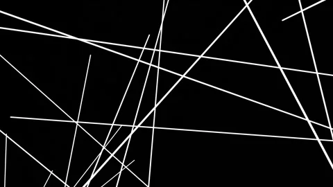 Smooth animation of smooth lines on a black background. Stock Footage 246822577