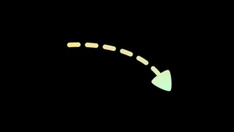 Smooth Arrow Gradient with Black Background 4K Stock Footage 311303411