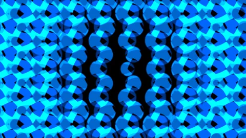 Smooth Bars Grid with Moving Shapes Stock Footage 291078889