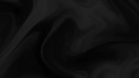 Smooth Black Fabric Silk Flowing Abstract Dark Background Loop. Stock Footage 345393673