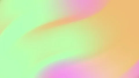 Smooth blended gradient displays soft transitions of light green orange and pink Stock Footage 294651786