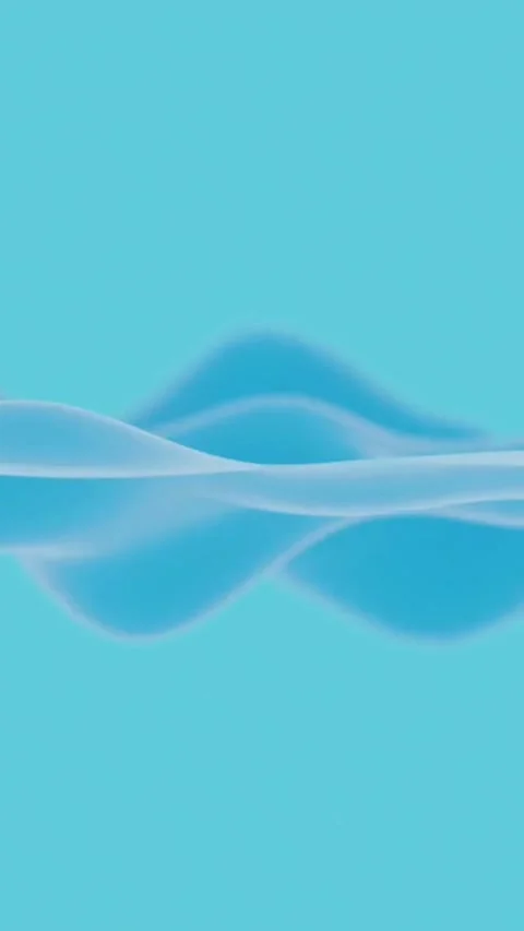Smooth blue abstract liquid waves moving slowly background view Stock Footage 334168520