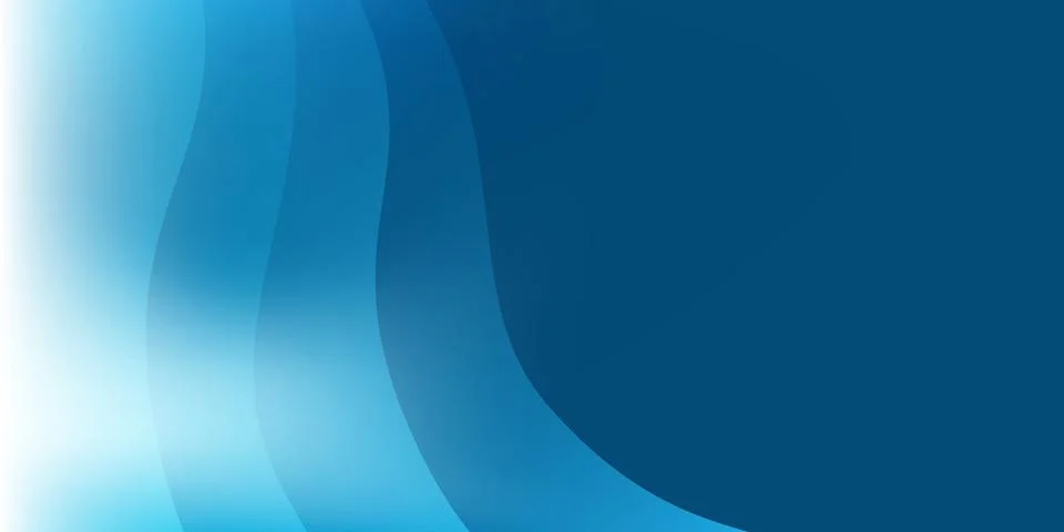 A smooth blue gradient background with elegant wave-like ripples and patter.. Stock Illustration