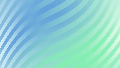 A smooth blue to green gradient field displays numerous parallel curved lines Stock Footage 294661698