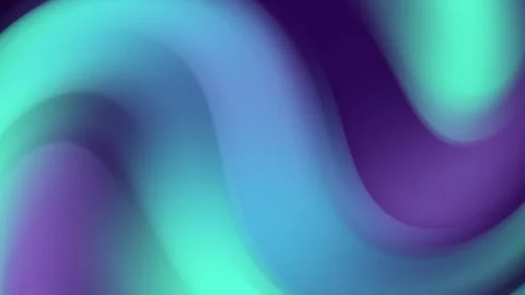 Smooth blue purple teal abstract gradient waves soft flowing modern graphic art. Stock Footage 336597278