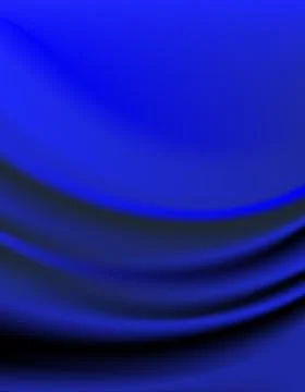 Smooth blue satin Stock Illustration