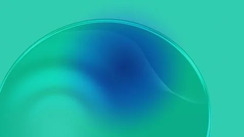 Smooth Blue Wave Gradient Background with Grainy Blur for Art Template Stock Illustration