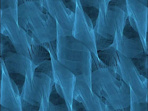 Smooth blue waves, abstract wave background Stock Footage 71203613