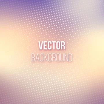 Smooth Blurred Background With Halftone Effect Stock Illustration