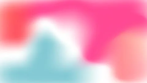 Smooth blurred gradient background and elements Stock Illustration