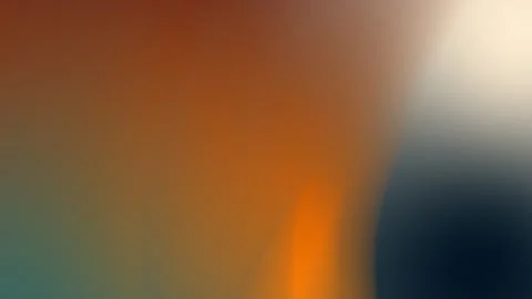 Smooth blurred gradient with orange, teal, and dark blue tones. Seamless loop Stock Footage 300840317