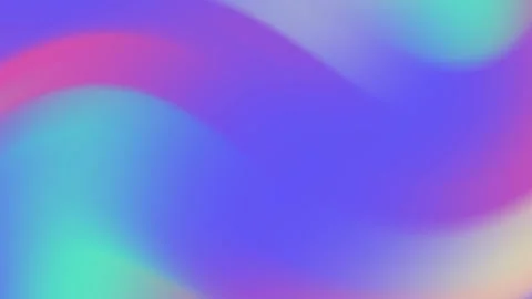 A smooth blurred gradient of purple pink teal and cream colors blends fluidly Stock Footage 294661915