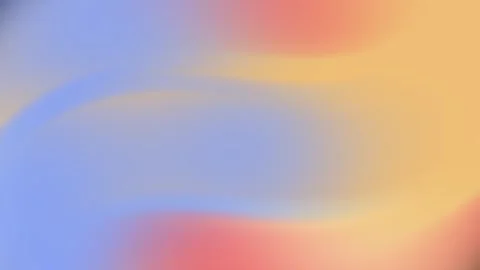 Smooth blurred transition of blue and purple fading into orange and yellow Stock Footage 294651778