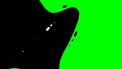 Smooth bouncing Liquid Wave animation Stock Footage 310566427