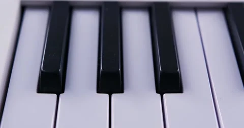 Smooth Camera Movement along a Rack for Synthesizers. Stock Footage 148551200