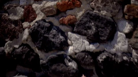 Smooth camera movement from rock hill to city view Stock Footage 102273773