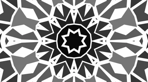 Smooth changing kaleidoscope. Seamless loop. Stock Footage 49192186