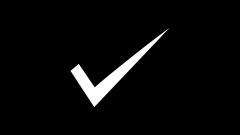Smooth Checkmark Animation with Approval and Verification Concept Stock Footage 337013052